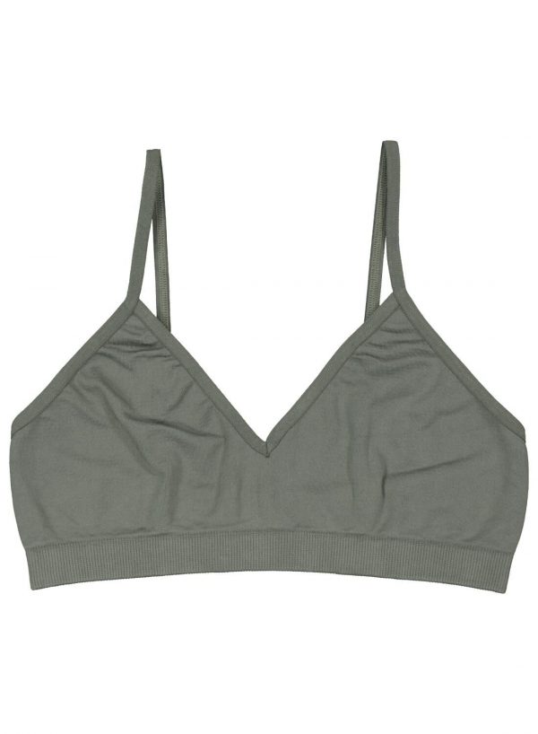 HEMA Tiener Soft Top Naadloos Khaki (khaki)